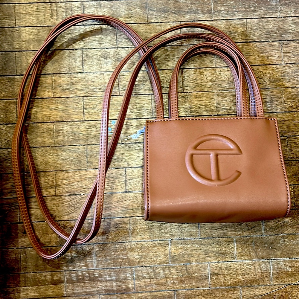 Telfar Small Tan Shopping Bag